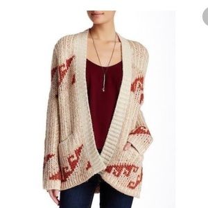 Free People chunky Knit Cardigan